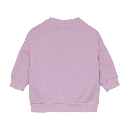 Lassig Bluza z bawełny organicznej GOTS Little Gang Rainbow lilac 4-6 lat