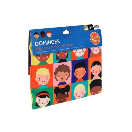 Petit Collage Gra Domino Nazwij Emocje