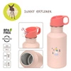Lassig Bidon ze stali nierdzewnej z ustnikiem i uchwytem 500 ml Sunny Explorer rose/pink