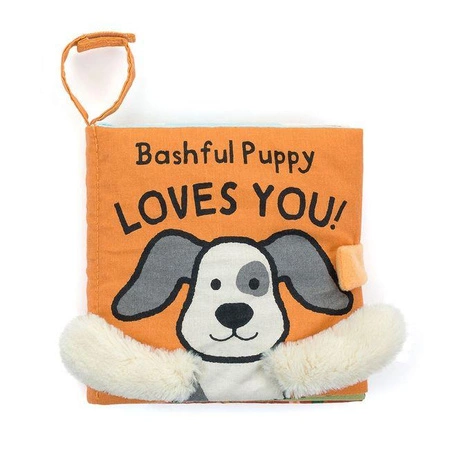 „Bashful Puppy Loves You” Książeczka Sensoryczna dla Dzieci