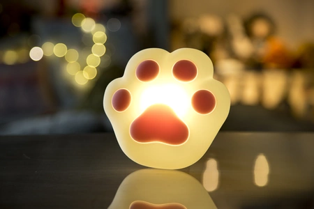 Łapka Lampka Silikonowa Różowa Rabbit&Friends