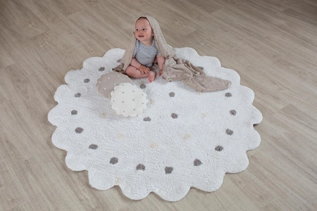 Lorena Canals Kocyk bawełniany Biscuit Dune White