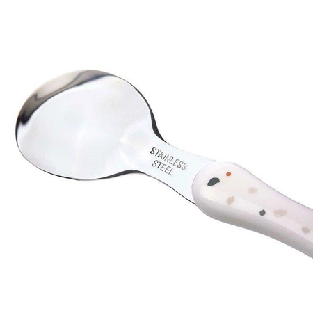 Lassig Komplet 3-el. sztućców ze stali nierdzewnej Tiny Farmer Owieczka/Gąska