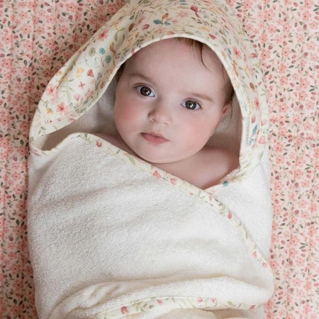 Little Dutch Bawełniany ręcznik z kapturem 75x75 cm Fairy Wonders