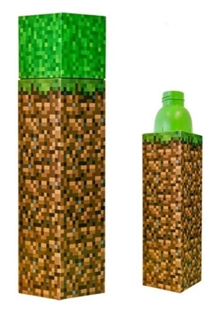 Bidon Minecraft (trawa) - 650 ml
