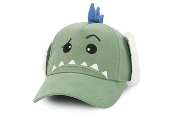 FlapJack Czapka Dziecięca z Daszkiem i Nausznikami 3D Dinozaur M