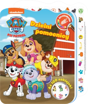Dzielni pomocnicy, Psi Patrol. Kolorowanki naklejanki