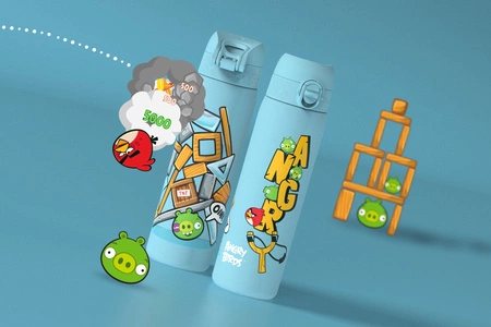 ION8® - Stalowa butelka Butelka Angry Birds 600ml