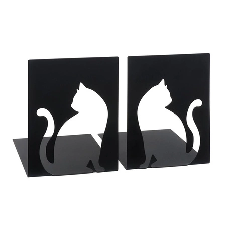 Metalowe Podpórki Do Książek - Koty