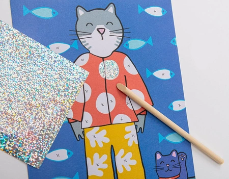 Zestaw z folią transferową LES LOUFOQUES 683600