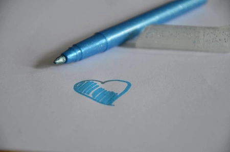 Flamastry brokatowe Apli Kids - 10 kolorów