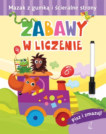 Zabawy w liczenie pisz i zmazuj