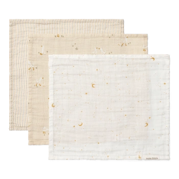 Little Dutch Chusteczki muślinowe 25x25 cm Blueberry Leaves & Sage