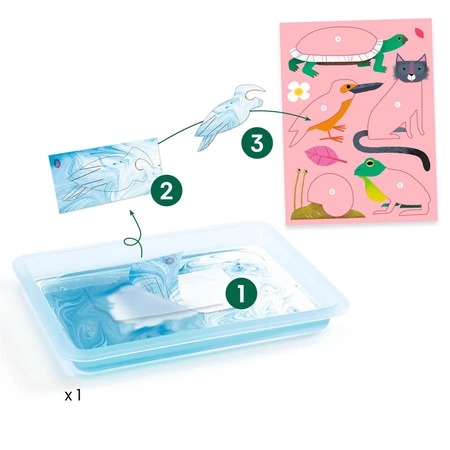 Zestaw art. "MARMURKOWE KOLOROWANIE" DJ09351