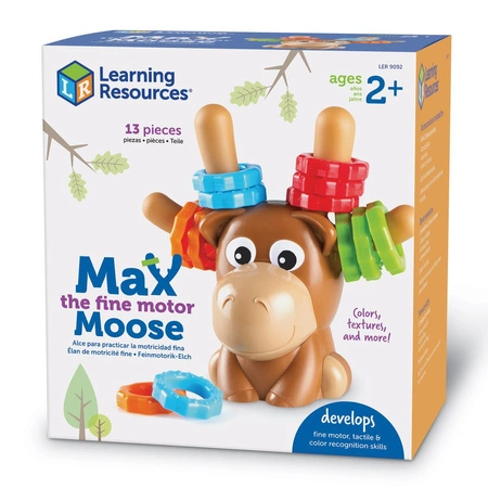 Sorter Łoś Max, Zestaw do Dopasowywania Kolorów i Rozpoznawania Tekstur