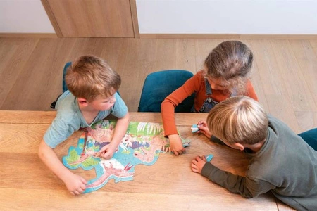 Scratch, Dwustronne Puzzle XL (100 elem) Dinozaury i szkielety