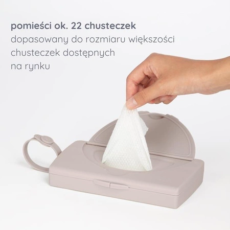 Ubbi Pojemnik na mokre chusteczki OnTheGo Taupe