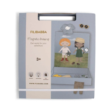 Filibabba Układanka magnetyczna Dress-up - Get ready for your adventure