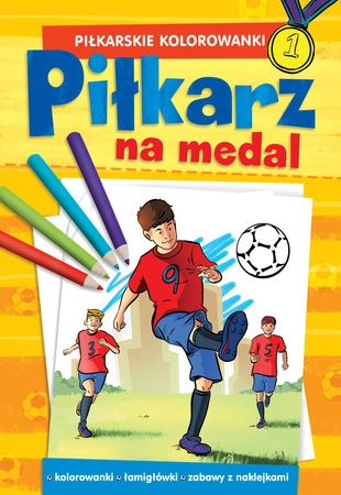 Piłkarskie kolorowanki piłkarz na medal