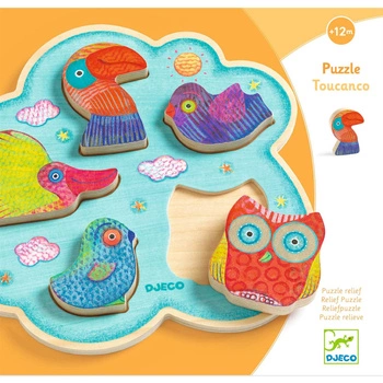Drewniane puzzle TOUCANCO DJ01067