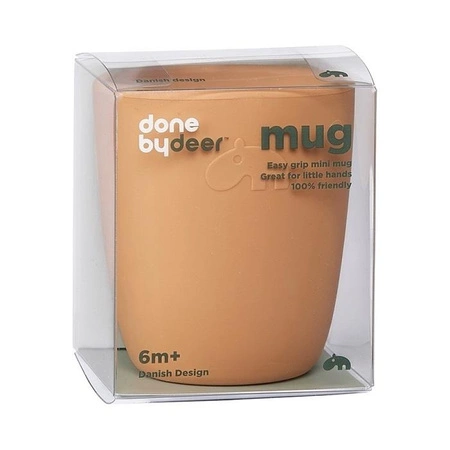 Done by Deer Kubek Silikonowy Mini Mustard