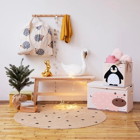 3 Sprouts Pudełko Zamykane Hipopotam