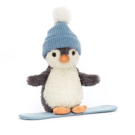 JellyCat - Pingwin na Snowboardzie 12 cm