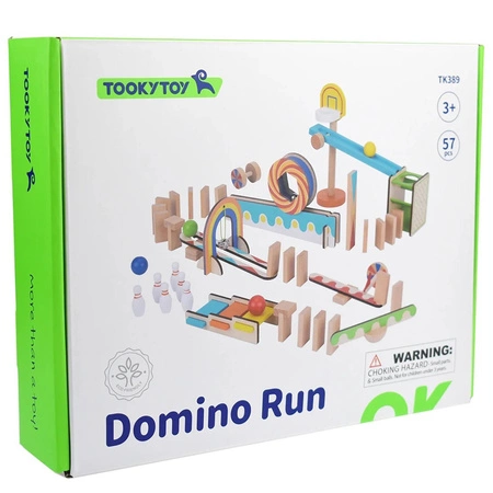 TOOKY TOY Klocki Do Budowania Domino Układanka