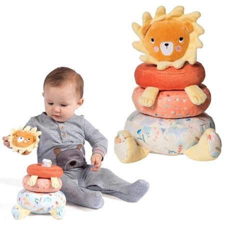 Układanka na paliku Pluszowy lew 216450-Manhattan Toy, maskotki i pluszaki