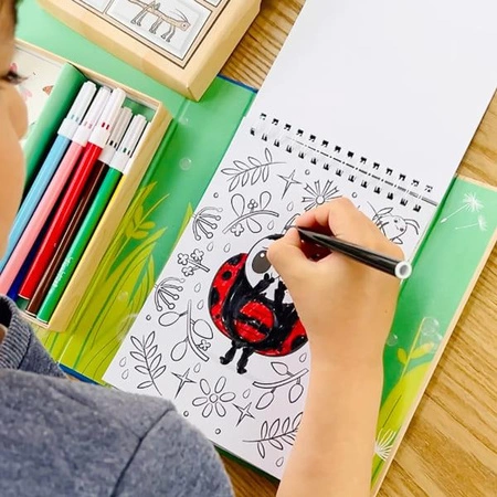 Tiger Tribe Zestaw Kolorowanek - Robaczki