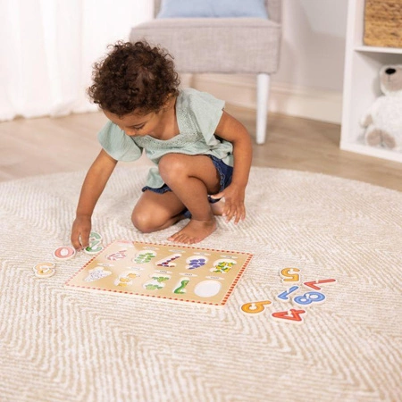 Układanka drewniana Cyfry Melissa & Doug 50161 zabawki edukacyjne dla dzieci