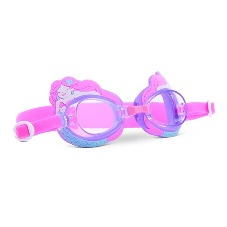 Okulary do pływania dla dzieci, Mini syrenka, fiolet, 3+, Aqua2ude