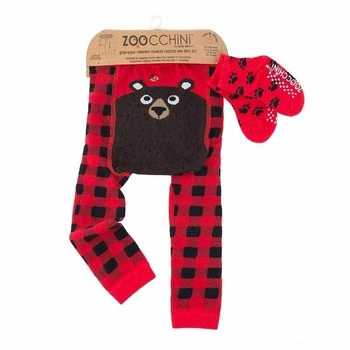 Zoocchini Legginsy i Skarpetki Miś 12-18M