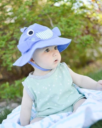 Zoocchini Kapelusz UV 50+ Wieloryb 12-24M
