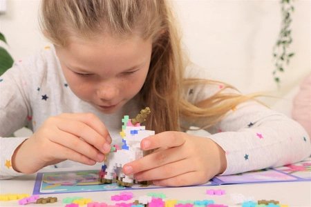 Plus-Plus, Mini Mix 275 szt. Jednorożce - Learn to build