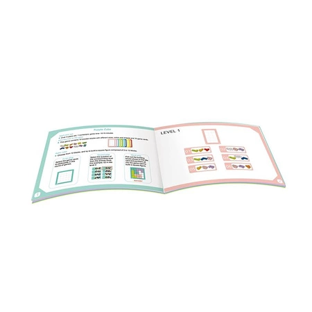 Tooky Toy Układanka Klocki Tetris 10 Poziomów Trudności 22 el.