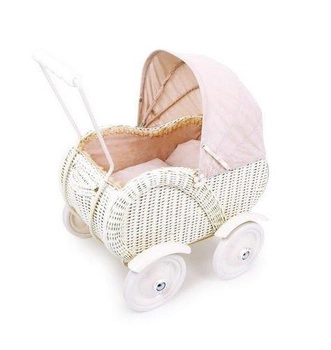 Wiklinowy wózek dla lalek, Karolina, small foot design