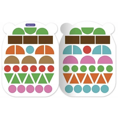 Auzou Moje pierwsze naklejki kształty Sympatyczny tygrysek 503235