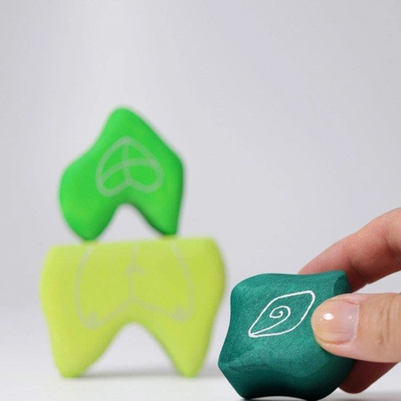 Kształt Wieża z liści, zielona, 0+, Grimm's