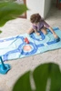 QUUT Dwustronny ręcznik plażowy PlayTowels M (140 x 70cm) Road