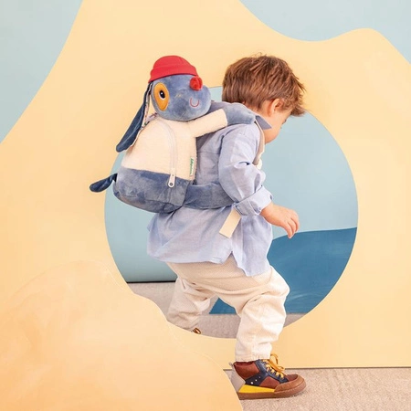 Lilliputiens Miękki plecak przytulanka Piesek Jules