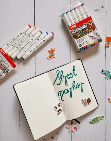 Markery dwustronne Street Marker Apli - 6 kolorów