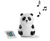 Panda Lampka Silikonowa z Głośnikiem Biała Rabbit&Friends