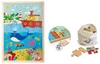 Drewniane puzzle w ramce Apli Kids - Ocean 4+