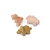 LIEWOOD, gumowe gryzaki, zabawki do wody David Toys 3 Pack dinozaury  - Rose multi mix