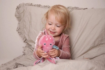 Przytulanka ośmiornica szara pastelowa