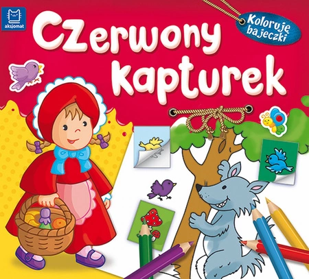 Czerwony kapturek koloruję bajeczki