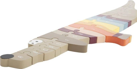 Drewniane puzzle edukacyjne Alfabet Jamnik Small Foot 12413