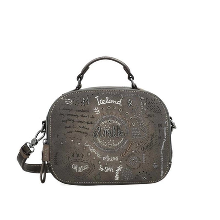 Torebka owalna, podwójna crossbody | Anekke Rune