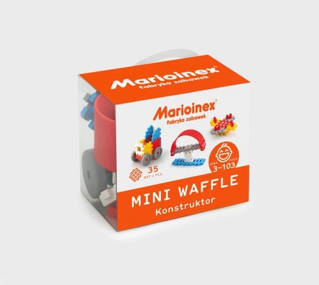 Mini waffle konstruktor 35 dla chłopczyka - Marioinex